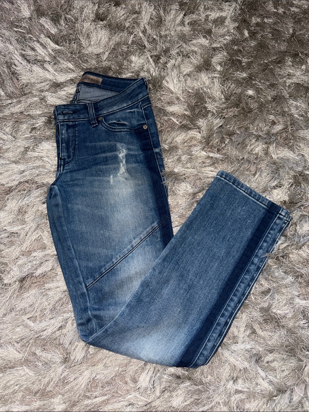 Blue GUESS Women's Denim Jeans - Classic Slim Fit